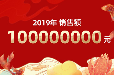 2019年公司销售额突破一个亿